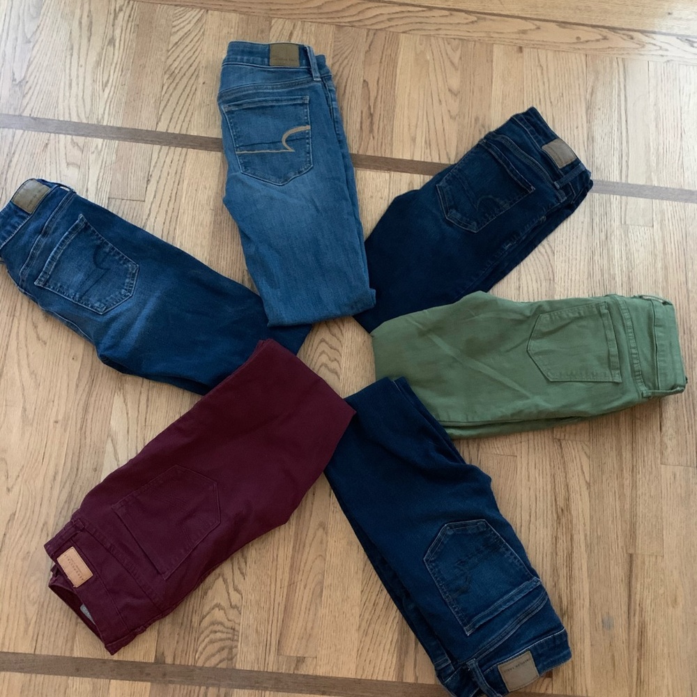 Maroon jeggings